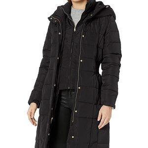 Cole Haan Long Length Down-Fill Bib Jacket
